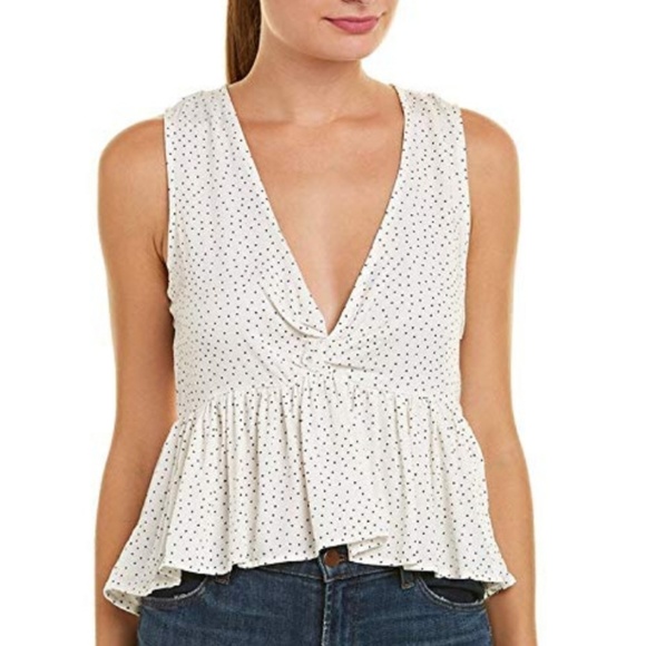 MINKPINK Tops - Minkpink Promise Spotty Twist Front Top NWT
